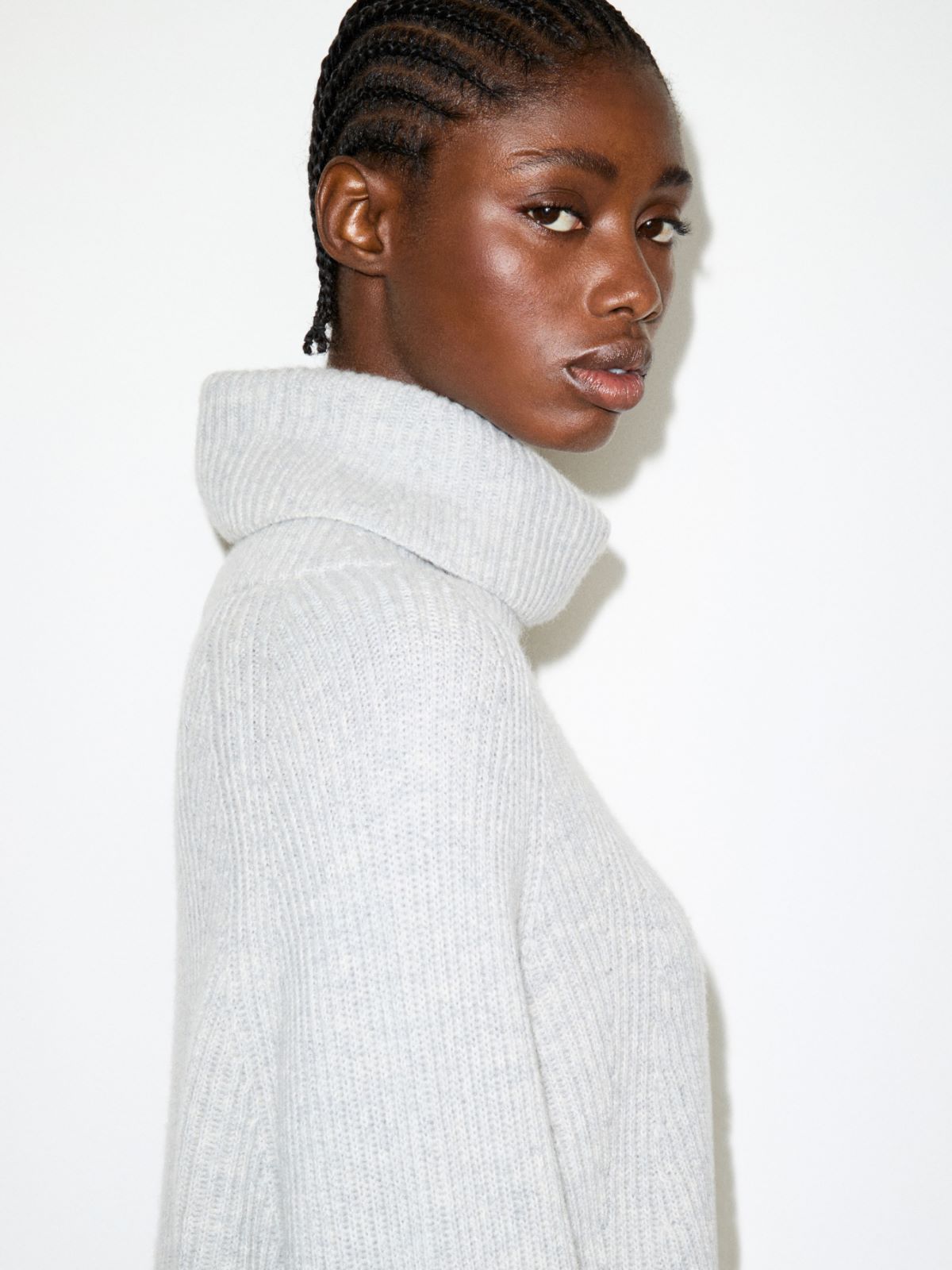Wool and cashmere jumper - LIGHT GREY - MAX&Co. - 3