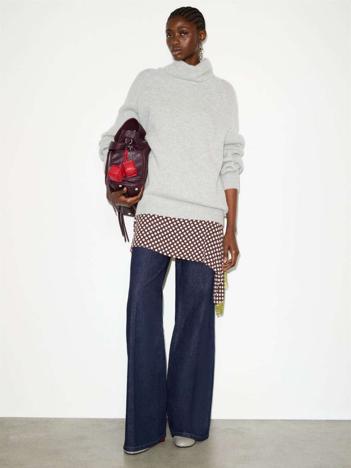 Wool and cashmere jumper - LIGHT GREY - MAX&Co. - 5