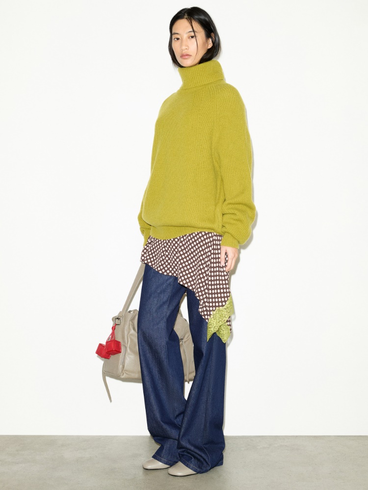 Wool and cashmere jumper - GREEN - MAX&Co. - 5