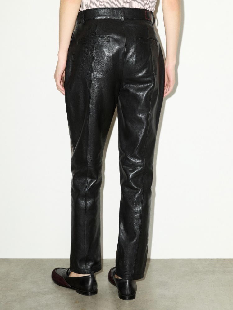 Tapered leather trousers - MAX&Co. - 2