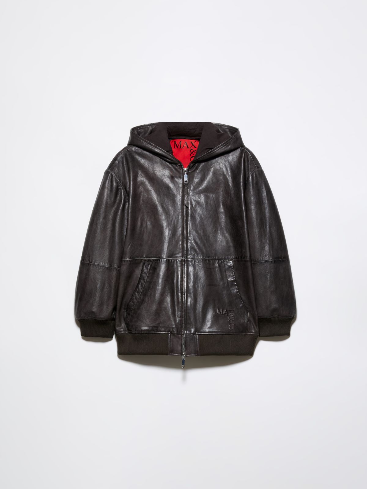 Sudadera con capucha de napa - MARRON - MAX&Co.