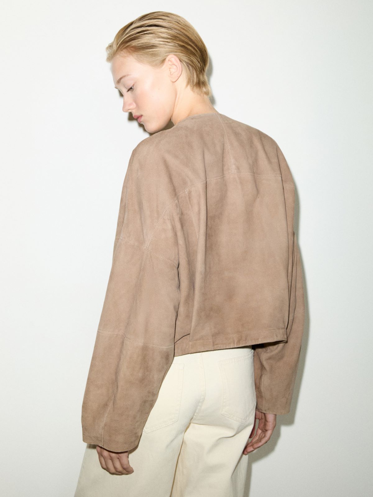 Suede jacket - TURTLEDOVE - MAX&Co.