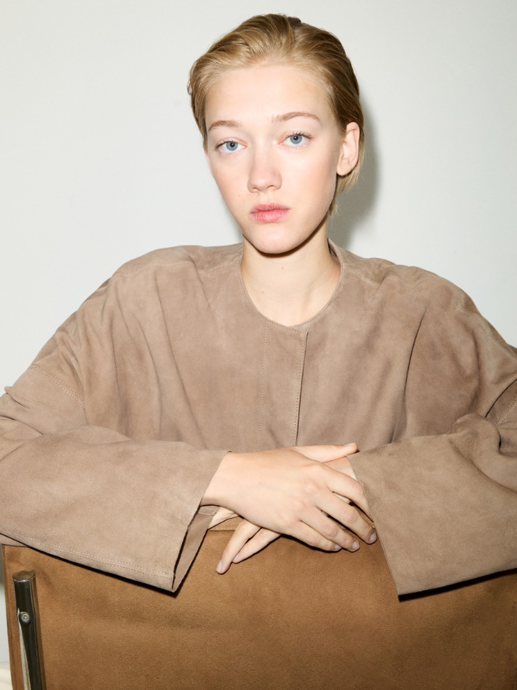 Suede jacket - TURTLEDOVE - MAX&Co.