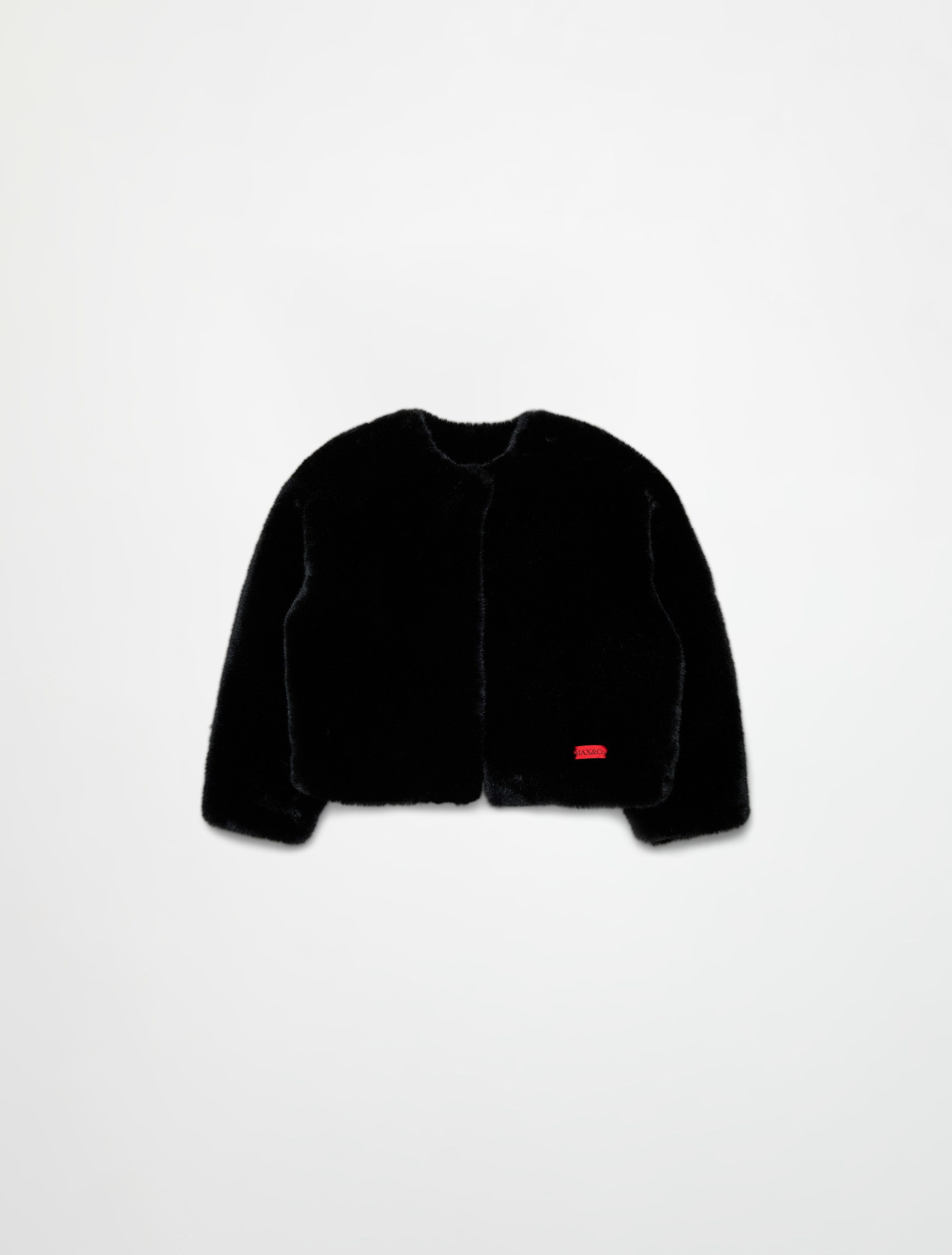 Veste en fausse fourrure avec logo KID - MAX&Co.