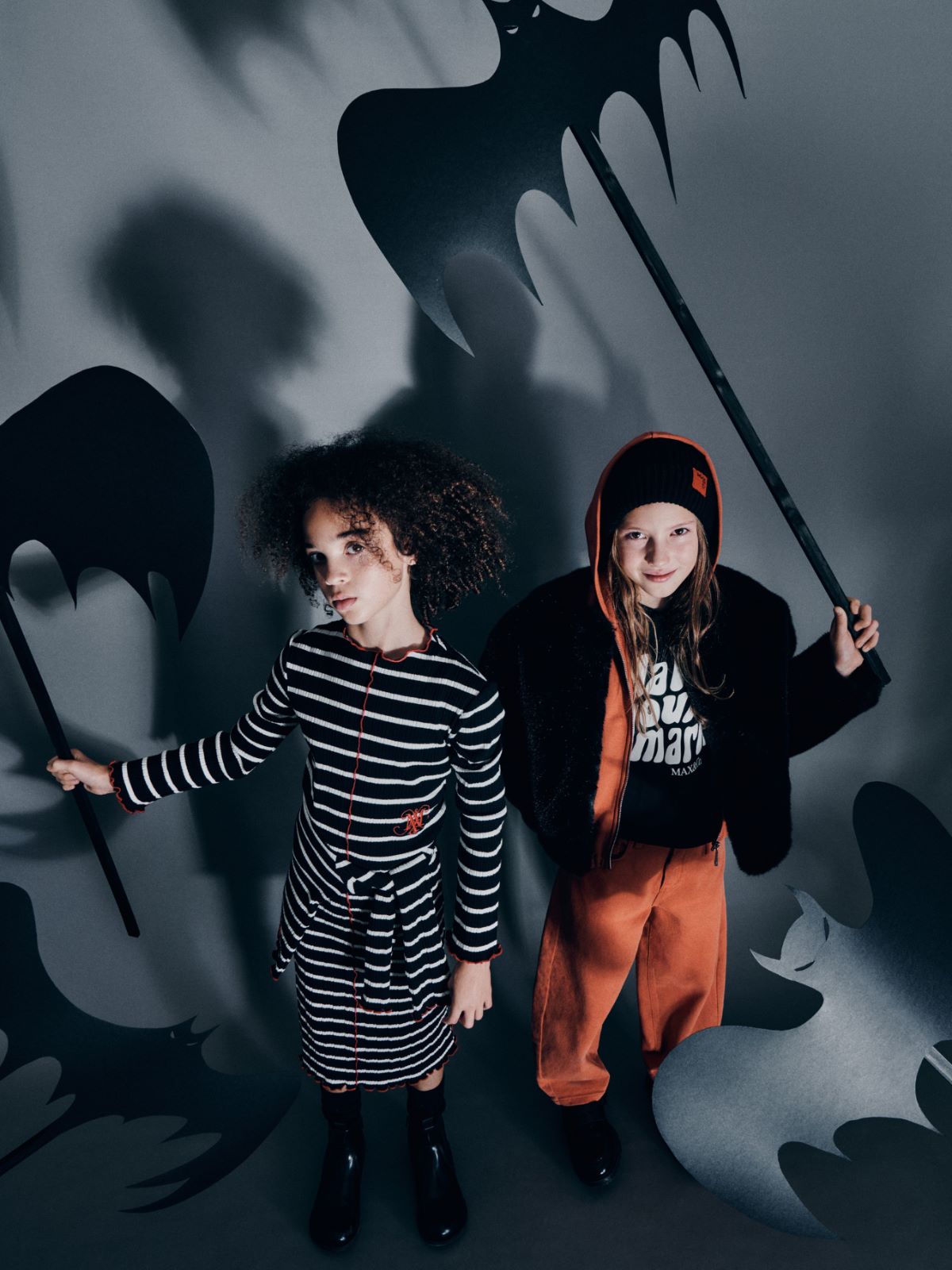 Veste en fausse fourrure avec logo KID - NOIR - MAX&Co. - 5