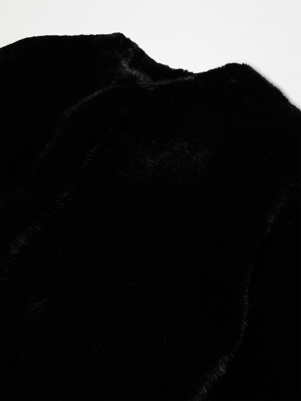 Veste en fausse fourrure avec logo KID - NOIR - MAX&Co. - 3