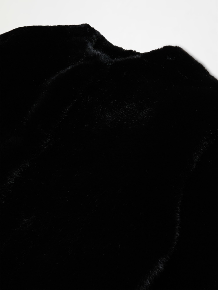 Veste en fausse fourrure avec logo KID - NOIR - MAX&Co. - 3