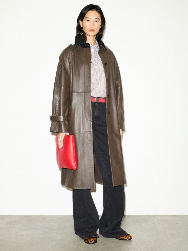 Trench-coat en cuir nappa - MAX&Co. - 5
