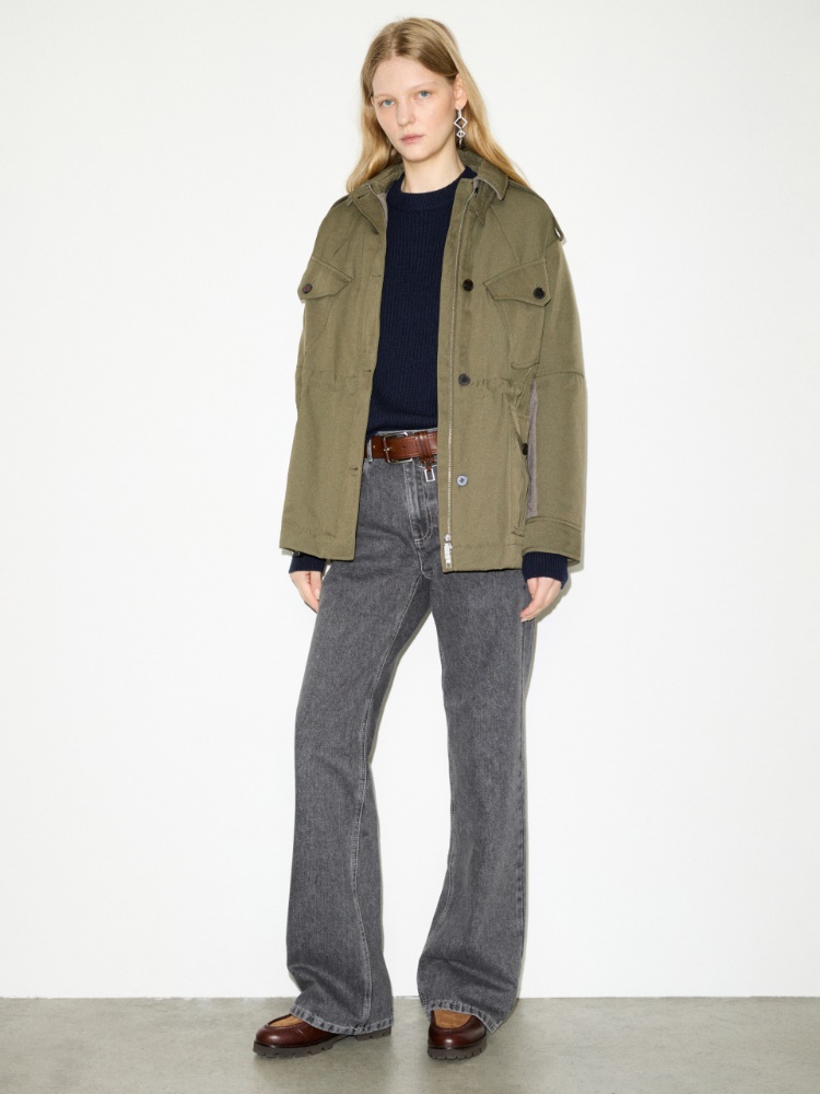 Padded gabardine field jacket - KAKI - MAX&Co. - 6