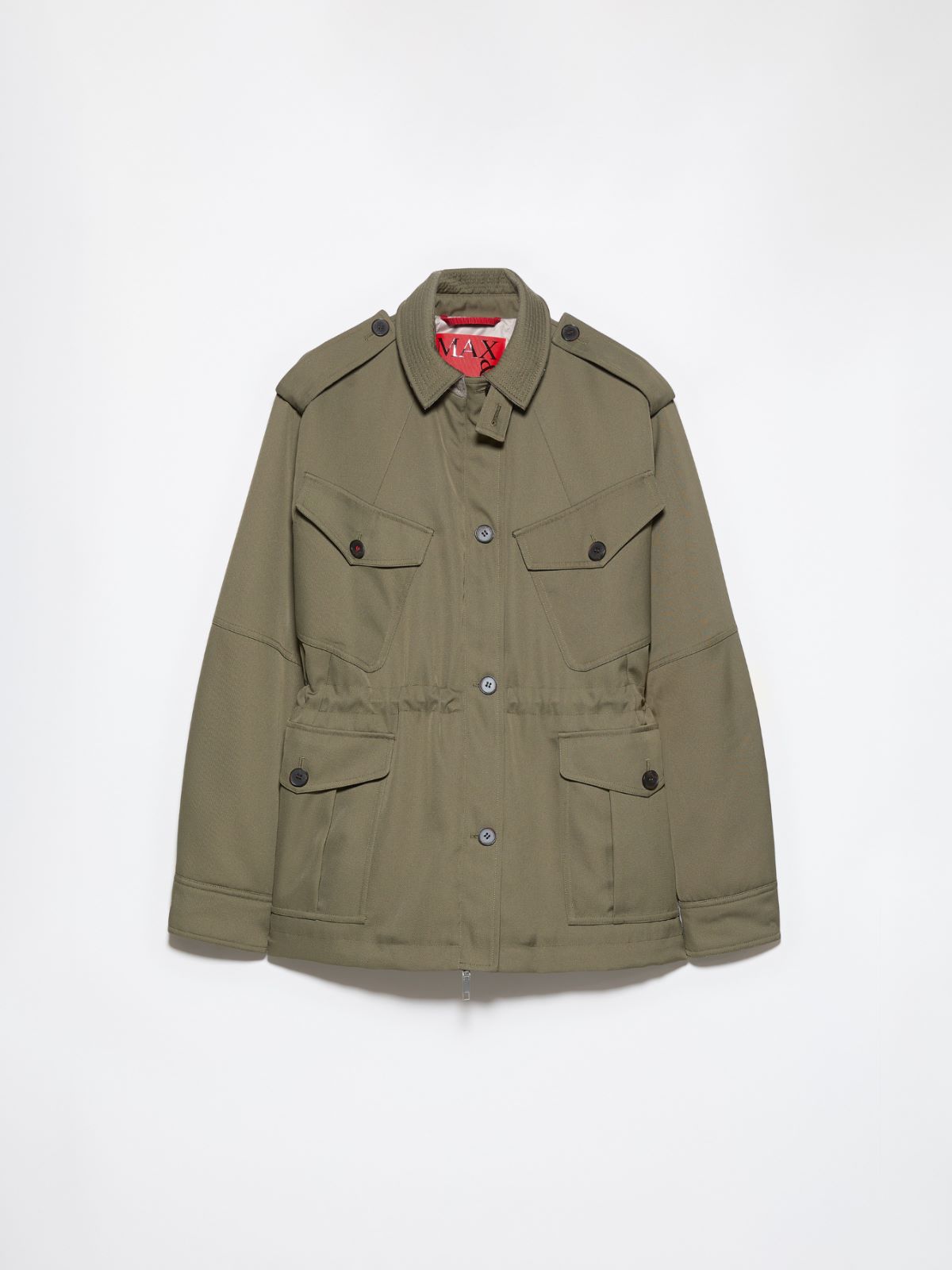 Padded gabardine field jacket - KAKI - MAX&Co. - 7