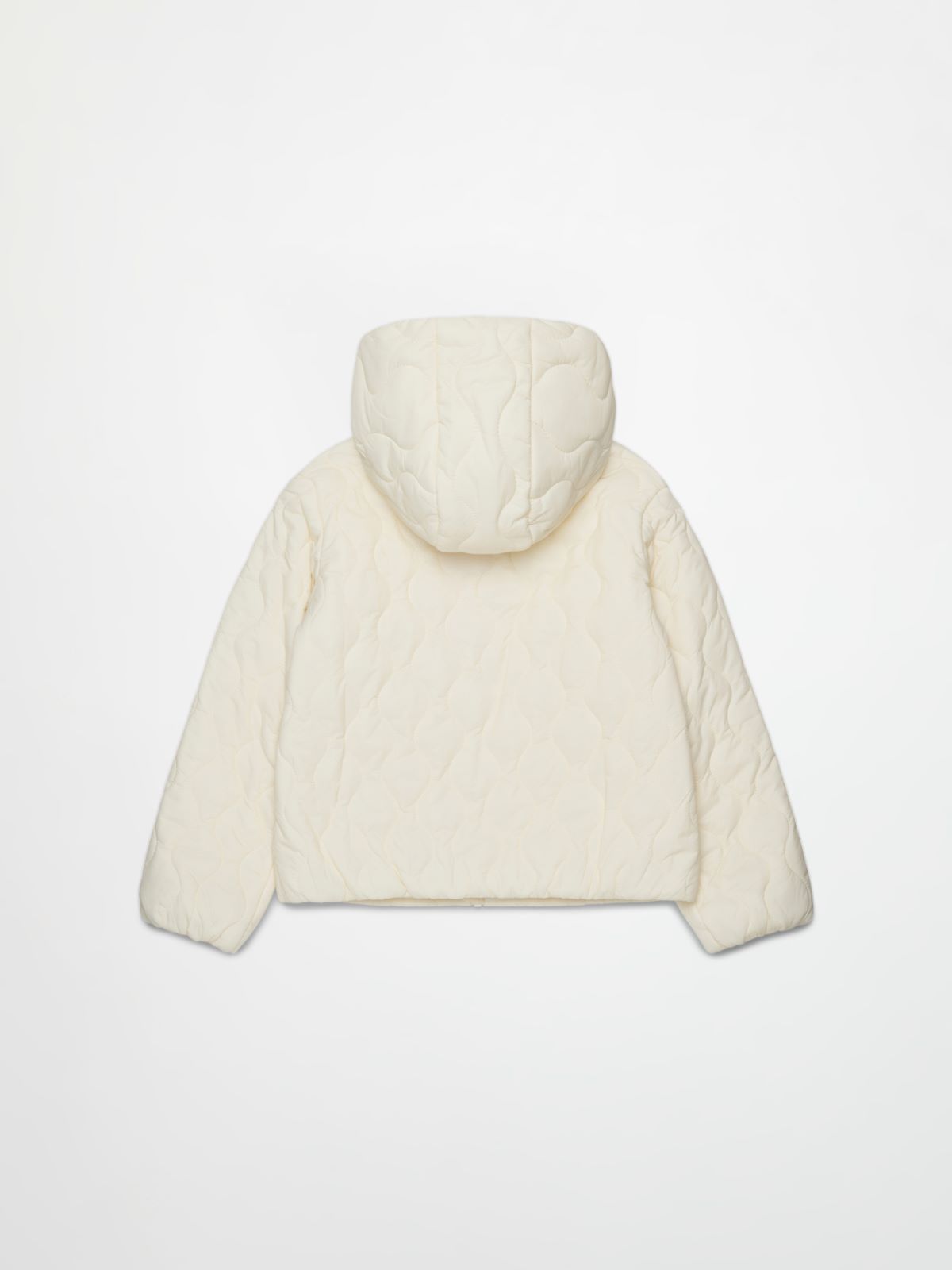 Padded jacket with printed logo KID - WOOL WHITE - MAX&Co. - 2