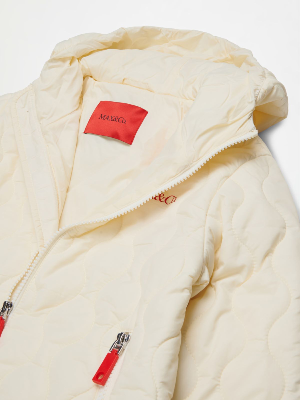 Padded jacket with printed logo KID - WOOL WHITE - MAX&Co. - 3