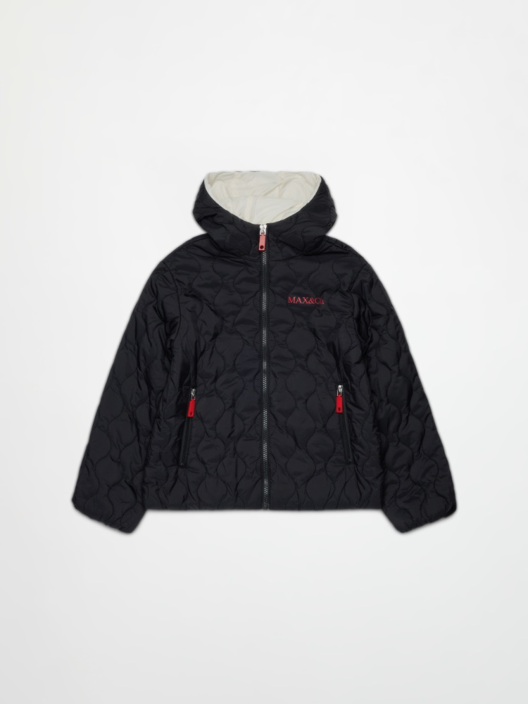 Padded jacket with printed logo KID - MAX&Co.