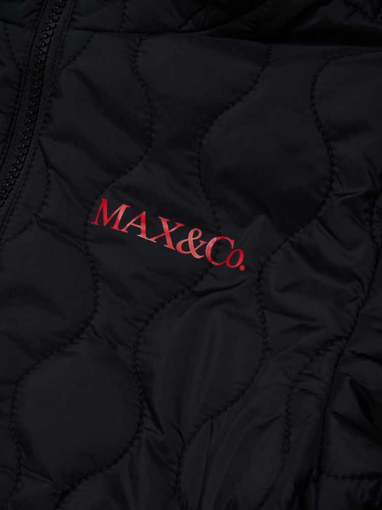 Padded jacket with printed logo KID - MAX&Co. - 4