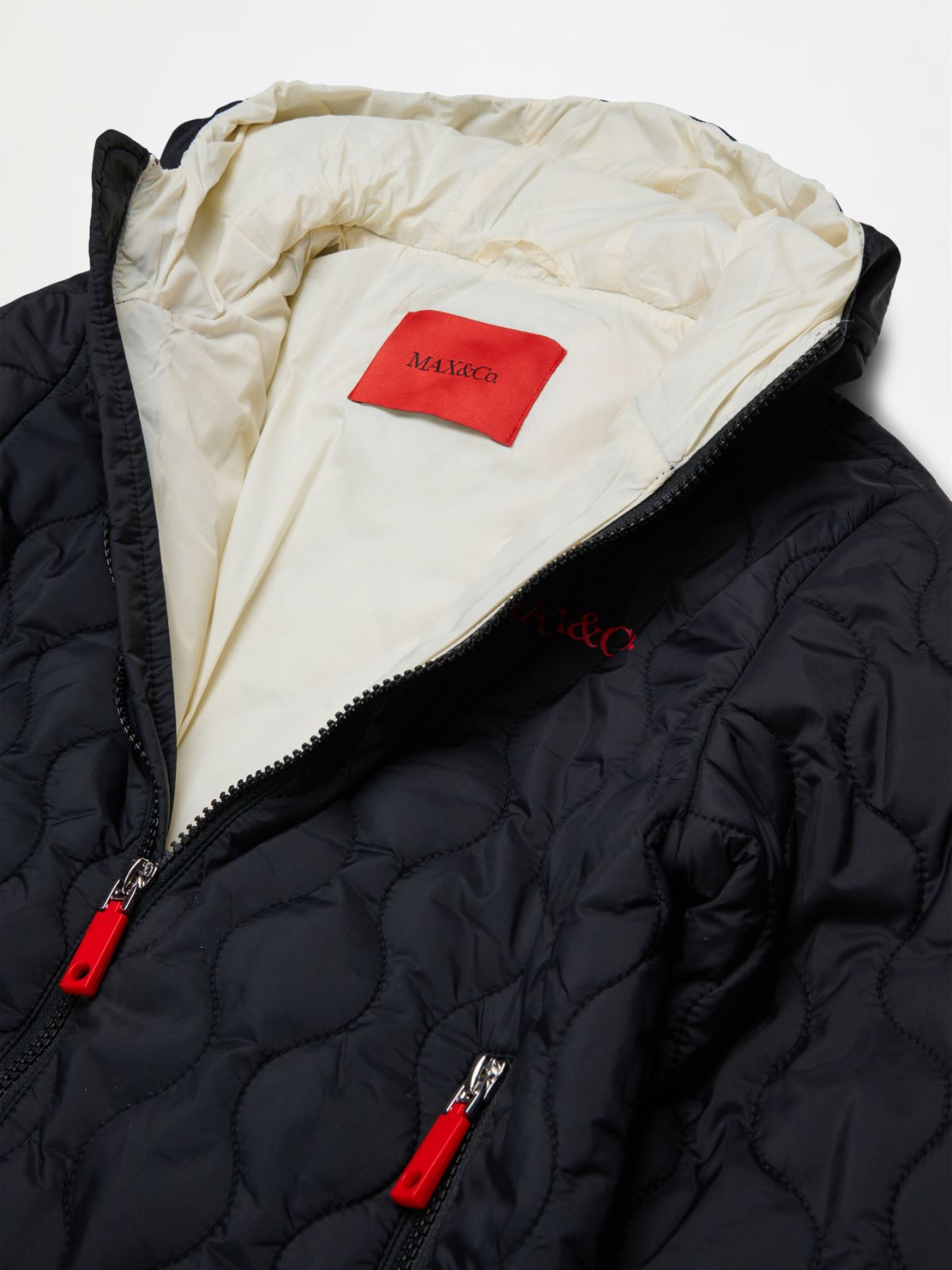 Padded jacket with printed logo KID - BLACK - MAX&Co. - 3
