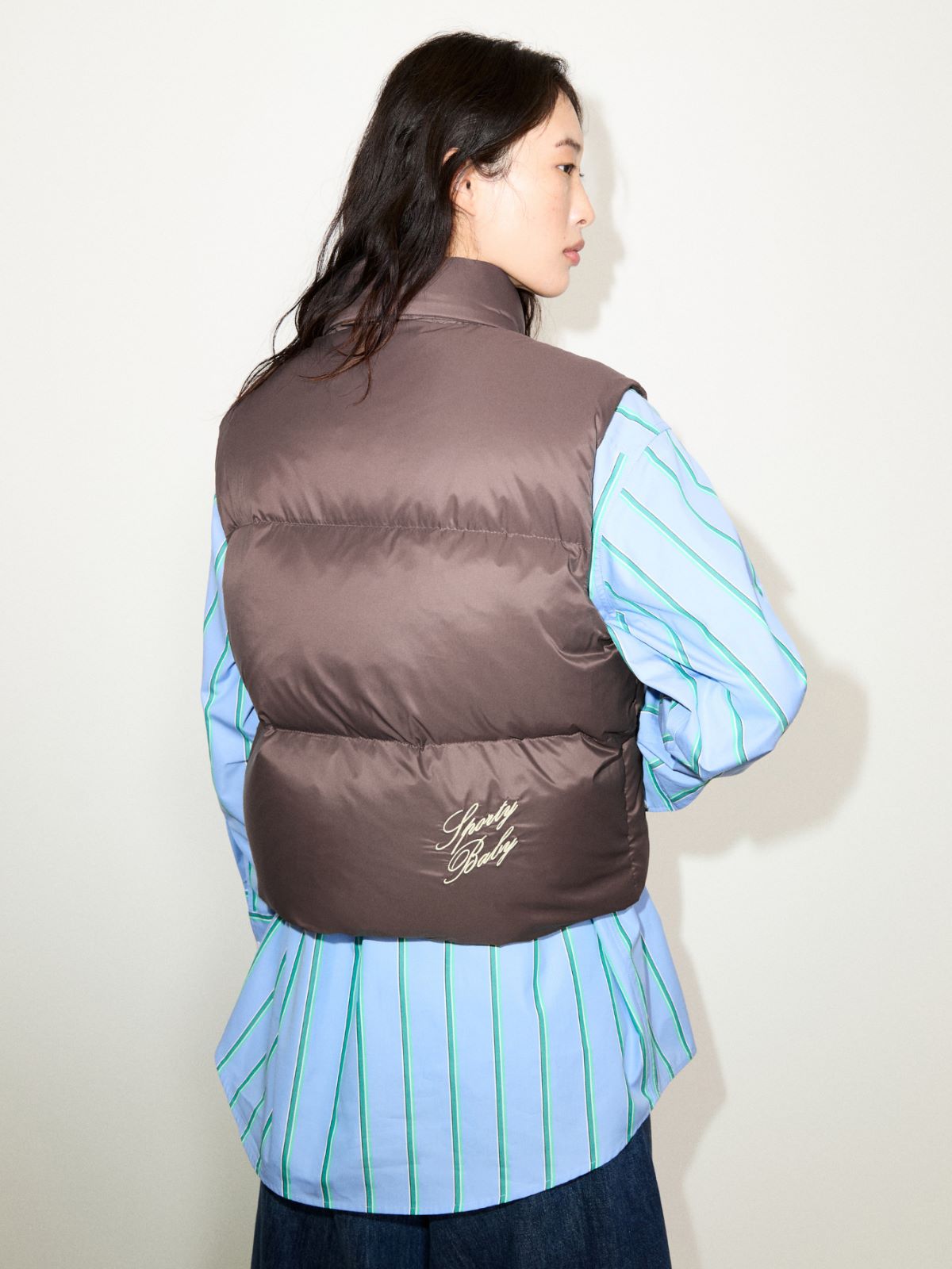 Embroidered down gilet - TURTLEDOVE - MAX&Co. - 2