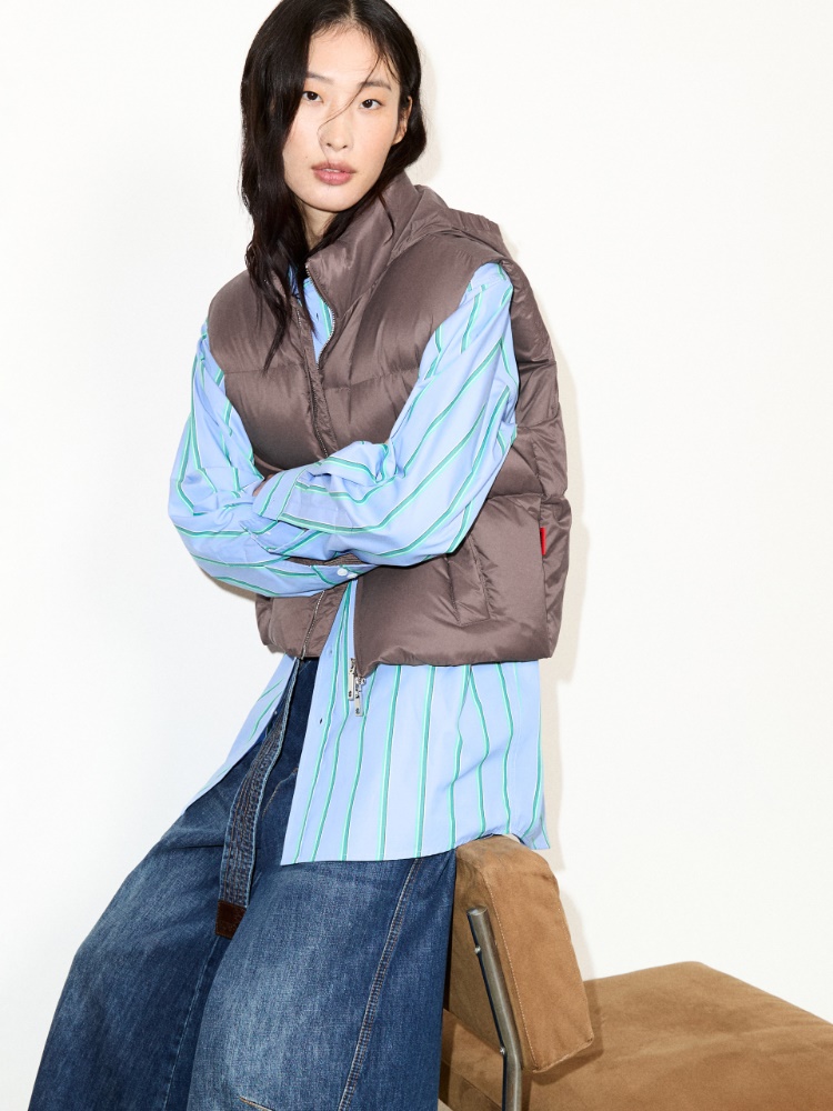 Embroidered down gilet - MAX&Co.