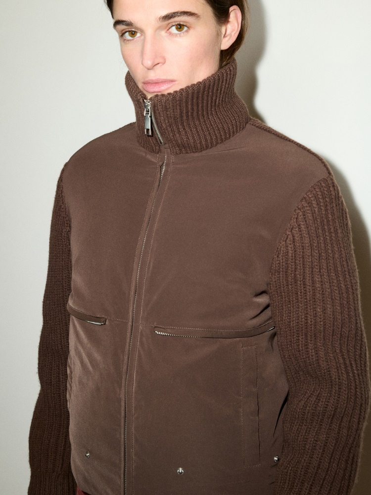 Padded bomber jacket - DARK BOWN - MAX&Co. - 4