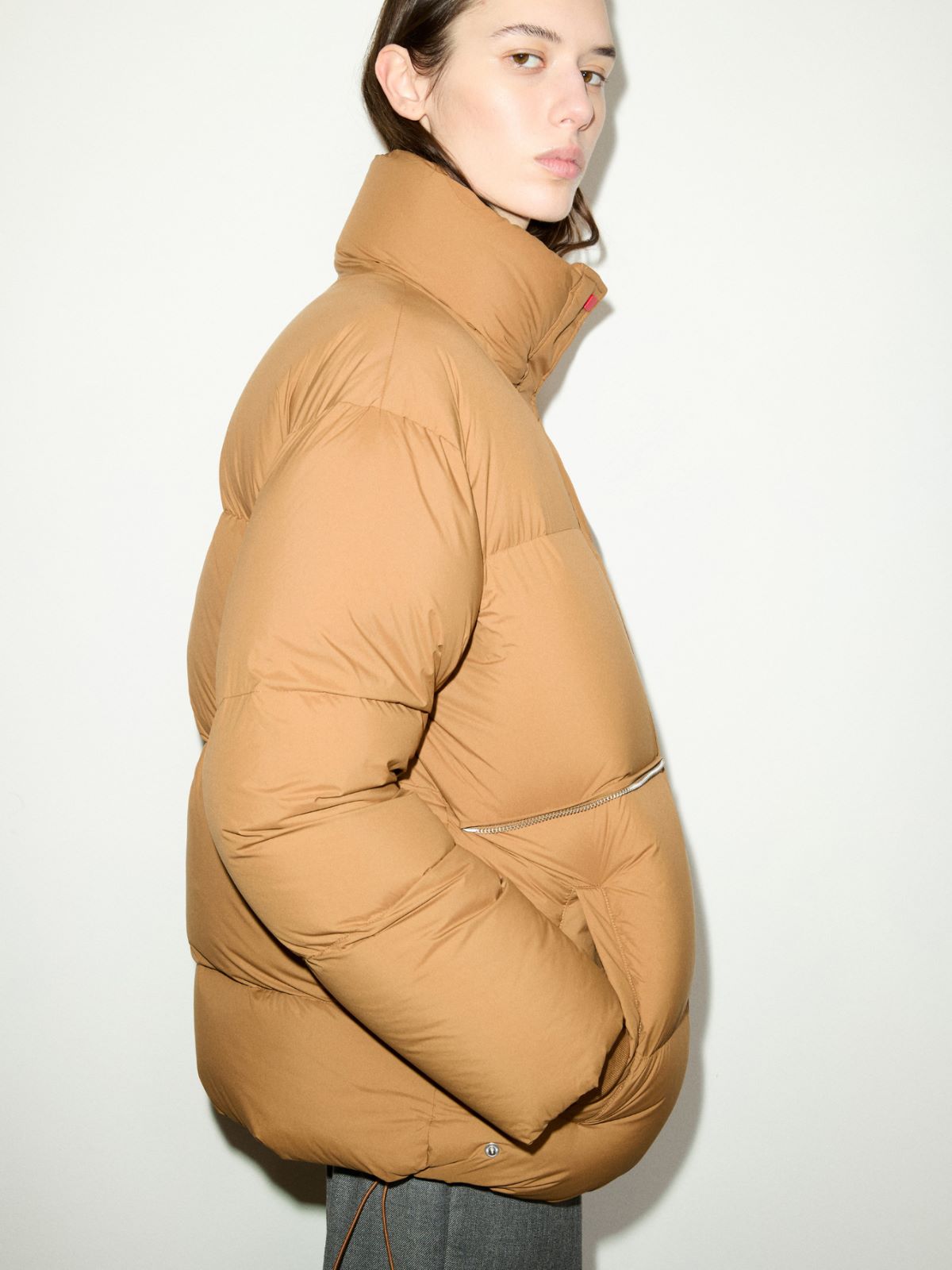 Chaqueta bomber acolchada extragrande - CARAMELO - MAX&Co. - 4