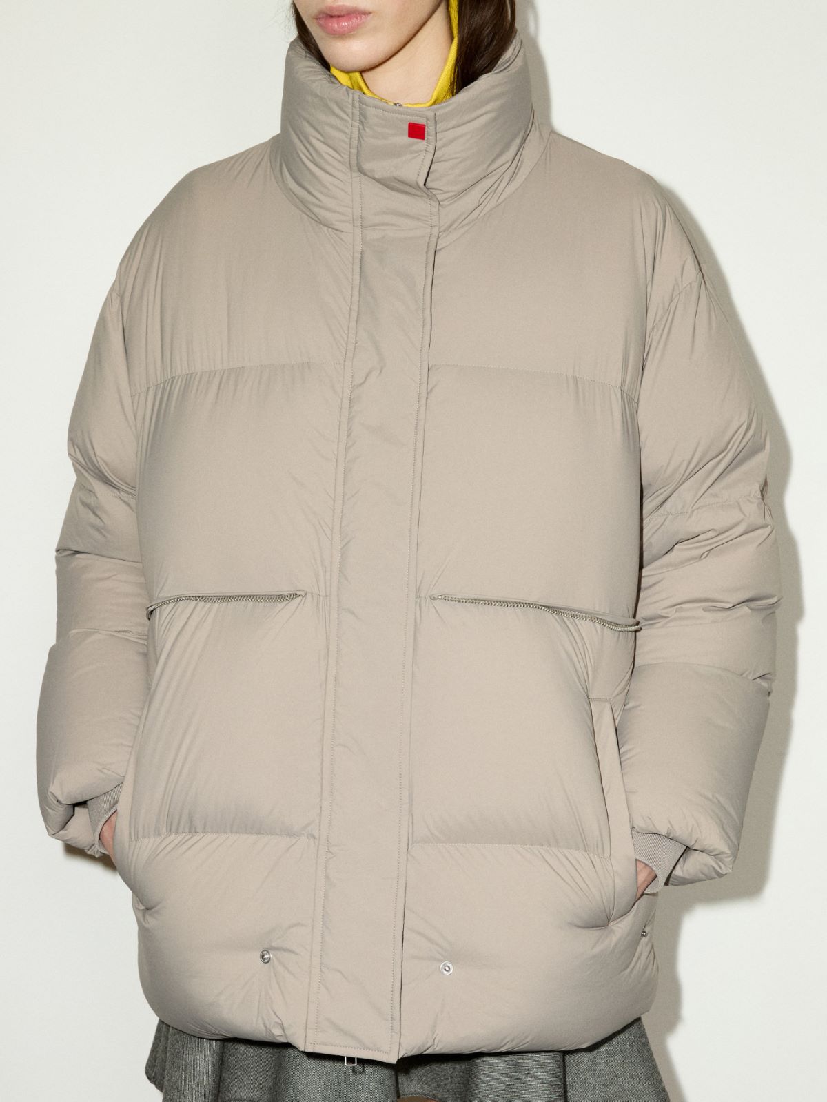 Chaqueta bomber acolchada extragrande - GRIS CENICIENTO - MAX&Co. - 4