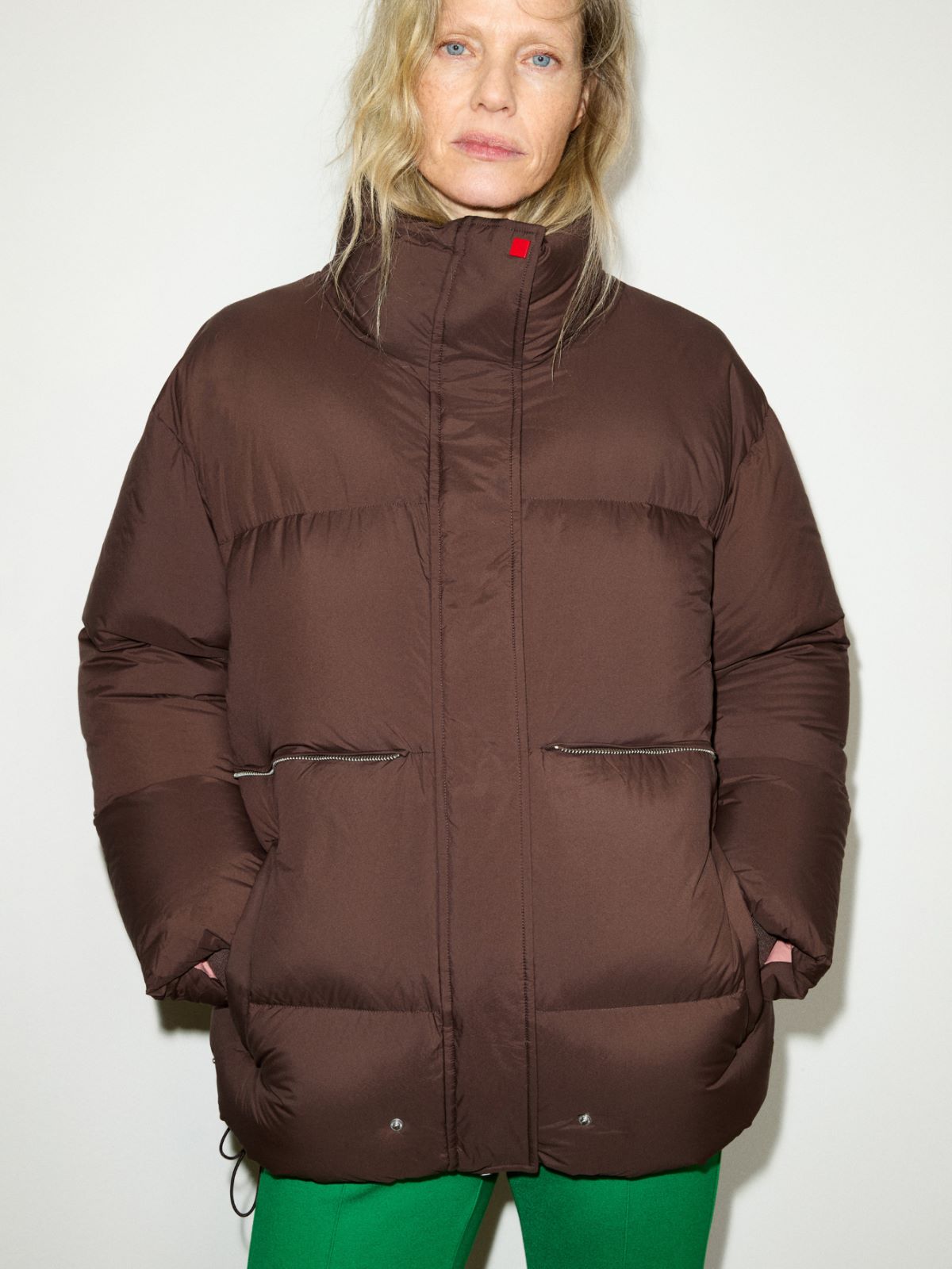 Chaqueta bomber acolchada extragrande - MARRON OSCURO - MAX&Co. - 5
