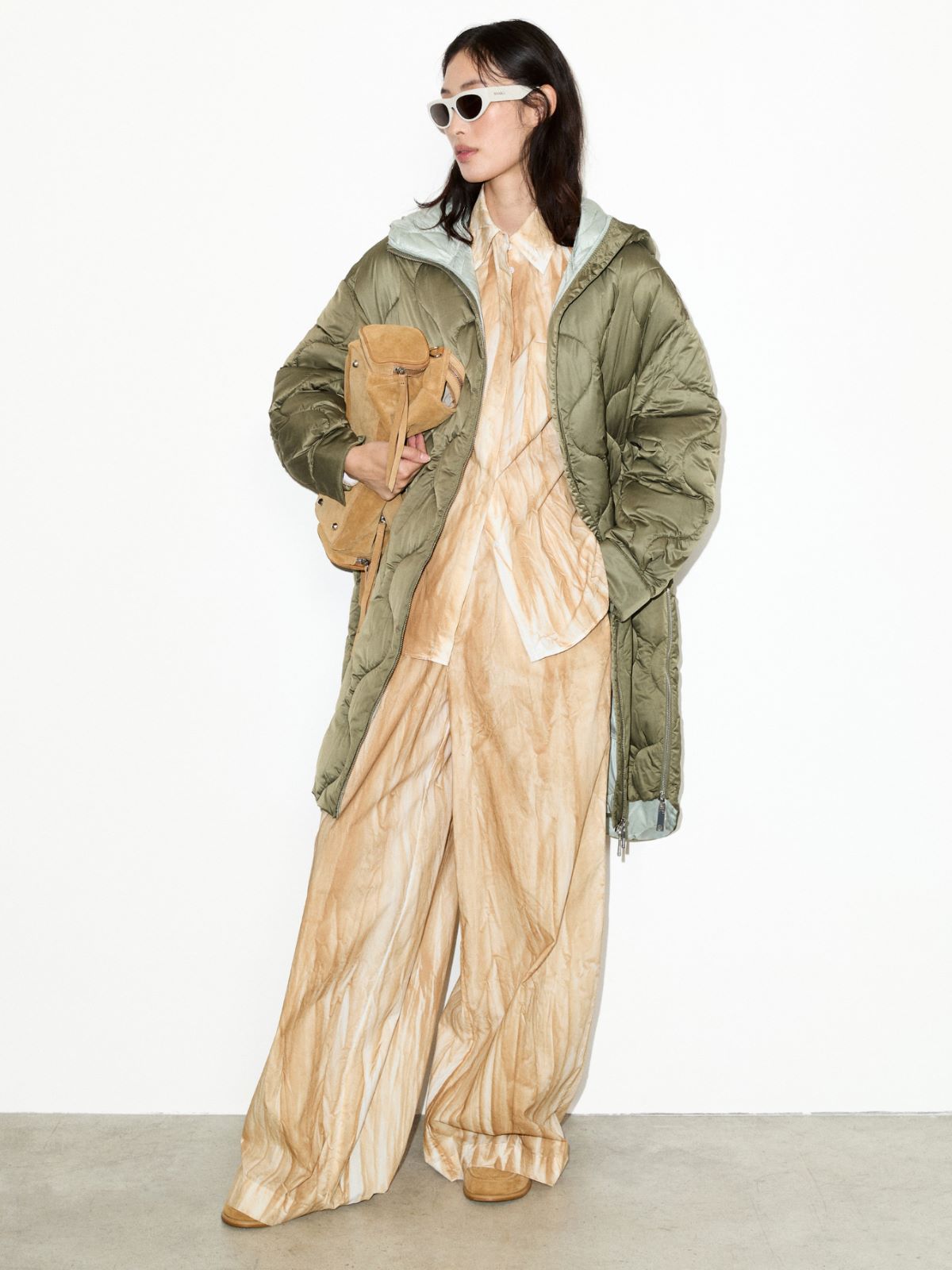 Oversized padded parka - KAKI - MAX&Co.