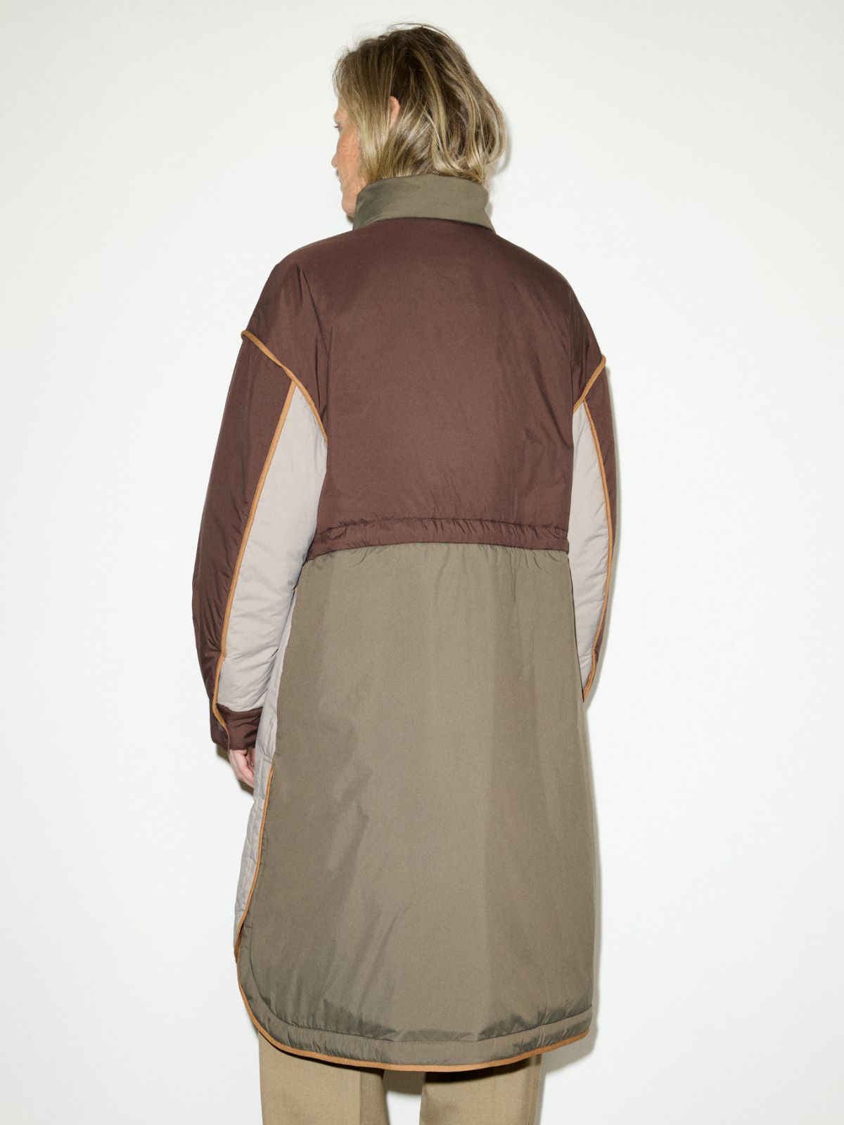 Reversible padded parka - DARK BROWN - MAX&Co. - 2