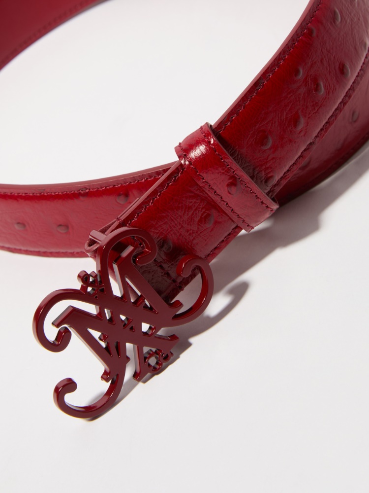 Emblem buckle leather belt - MAX&Co. - 2