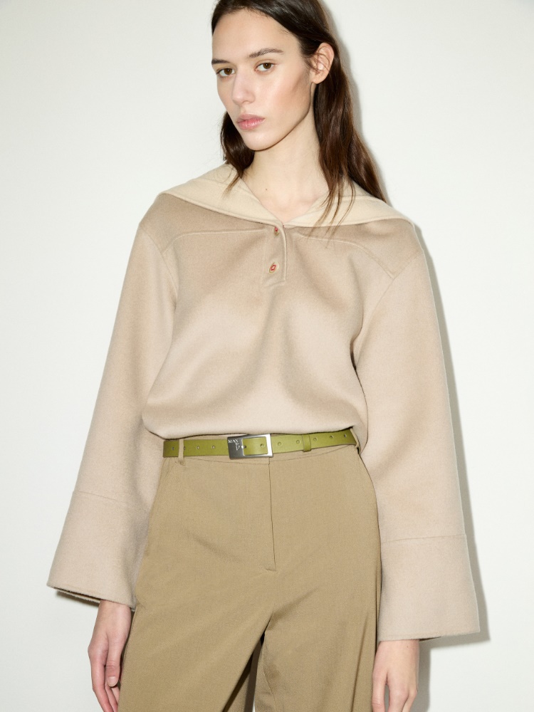 Perforated leather belt - MAX&Co. - 3