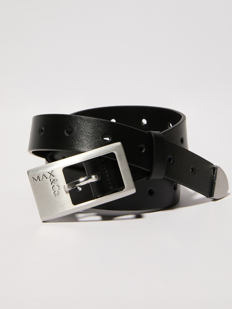 Perforated leather belt - MAX&Co.