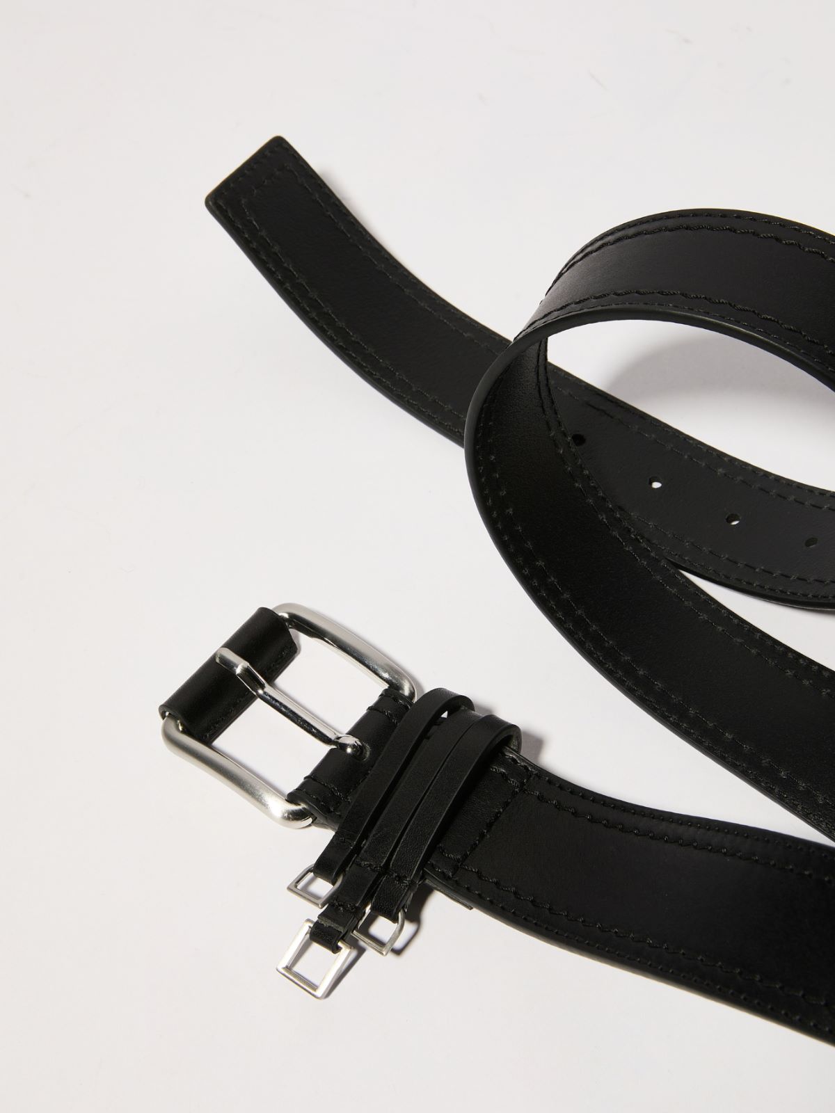 Leather belt with charms - BLACK - MAX&Co. - 2