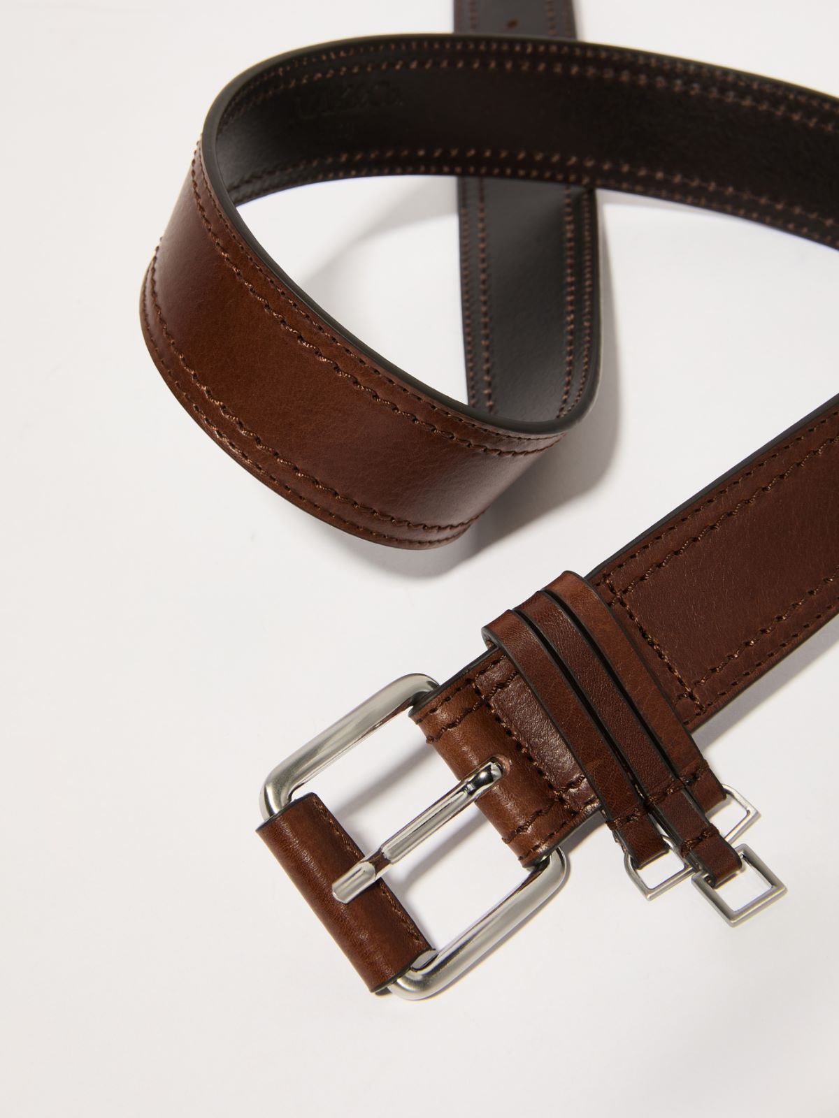 Leather belt with charms - TOBACCO - MAX&Co. - 2
