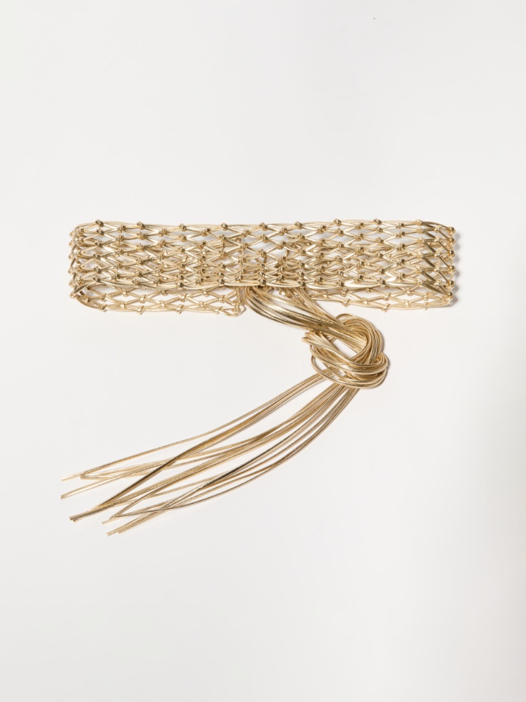 Laminated braided belt - MAX&Co.