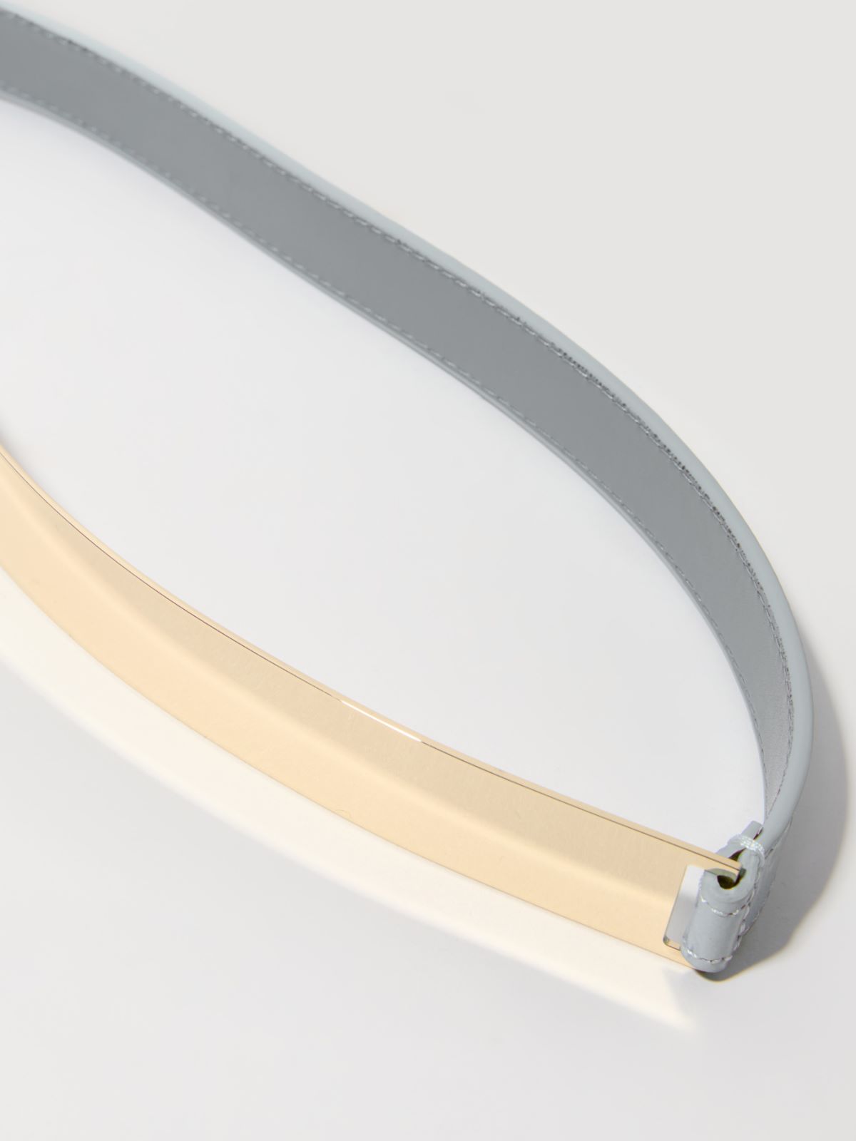 Leather and metal belt - AVIO - MAX&Co.