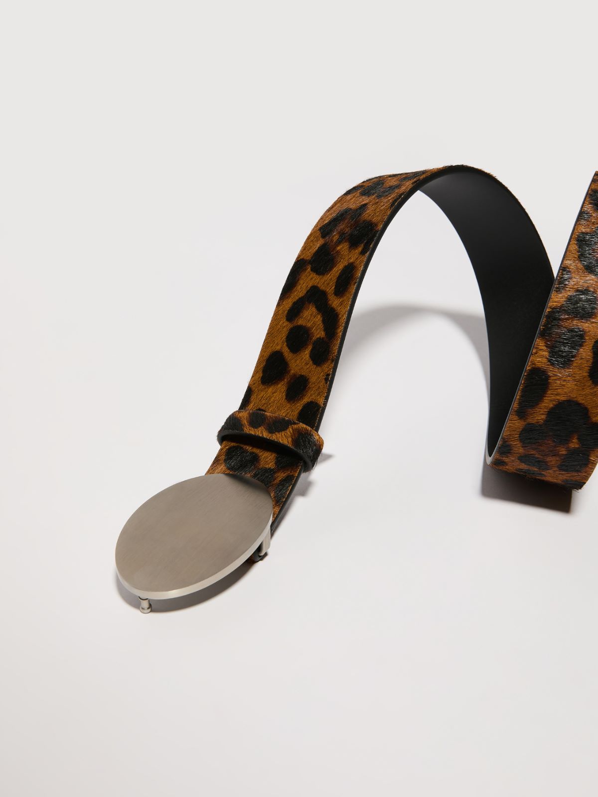 Spotted calf-hair belt - CAMEL - MAX&Co. - 2