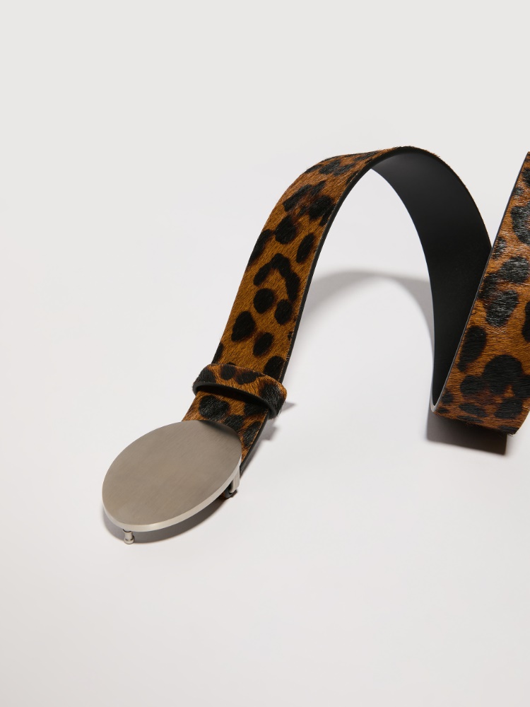 Spotted calf-hair belt - MAX&Co. - 2