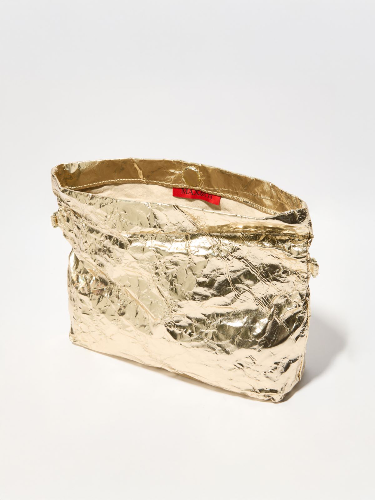 Laminated Lumebag pouch - GOLD - MAX&Co.
