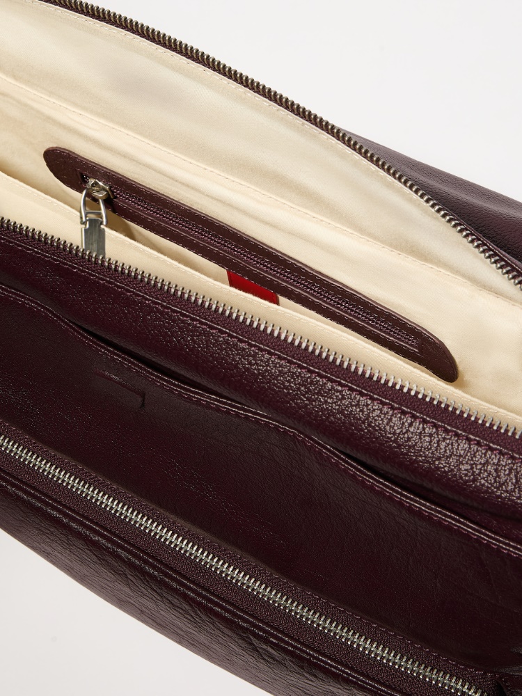 Cargobag aus Leder - AUBERGINE - MAX&Co. - 7