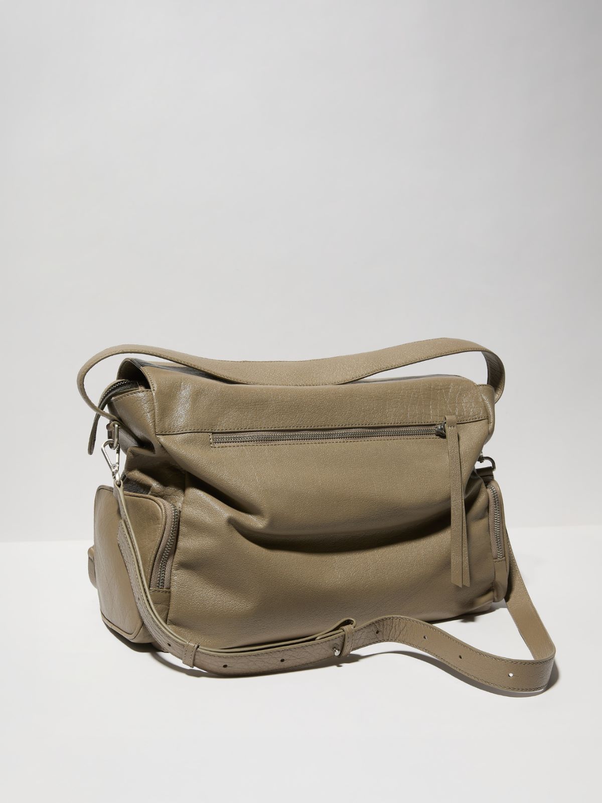 Cargobag aus Leder - GRAU - MAX&Co. - 2