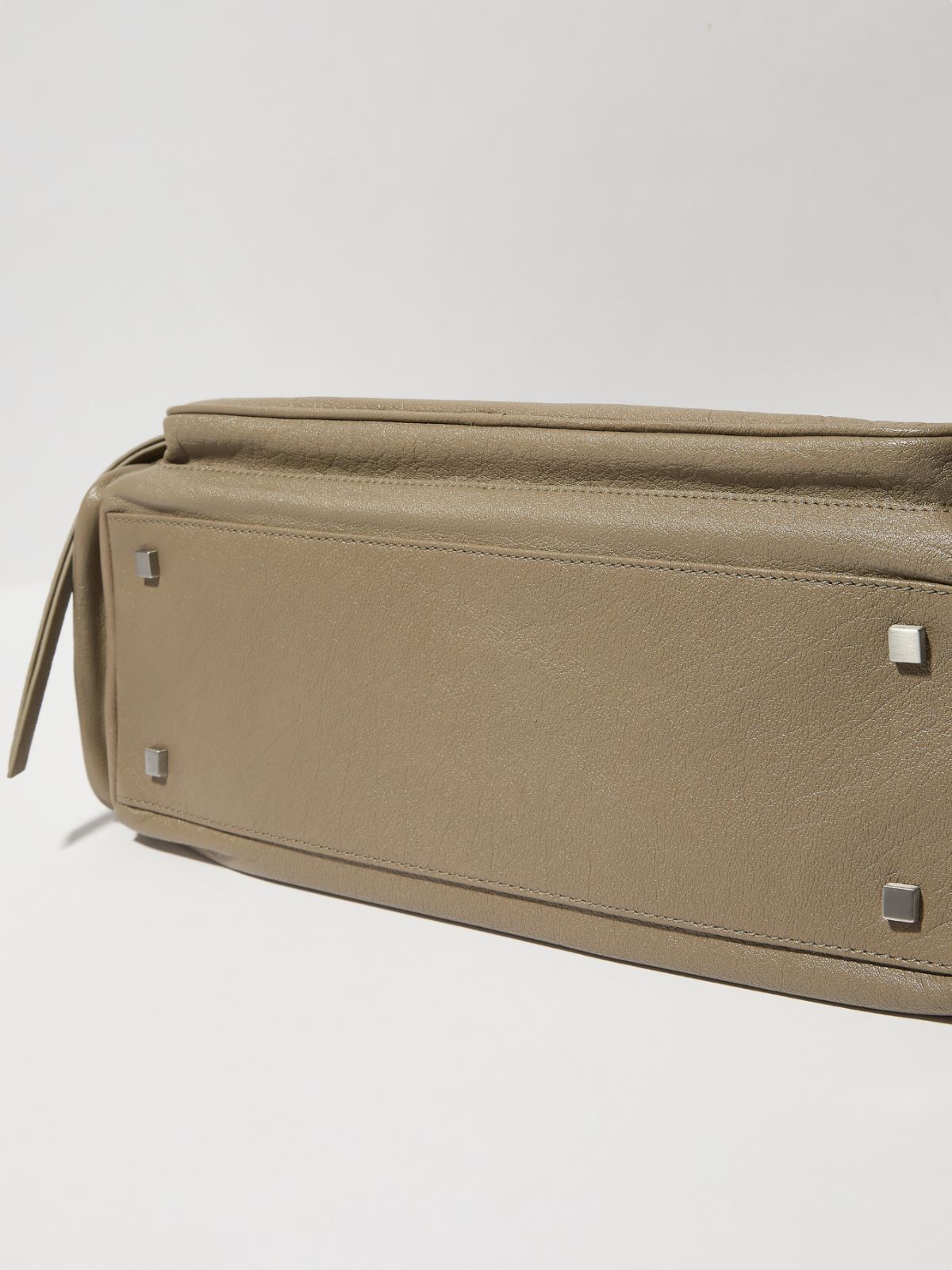Cargobag aus Leder - GRAU - MAX&Co. - 4