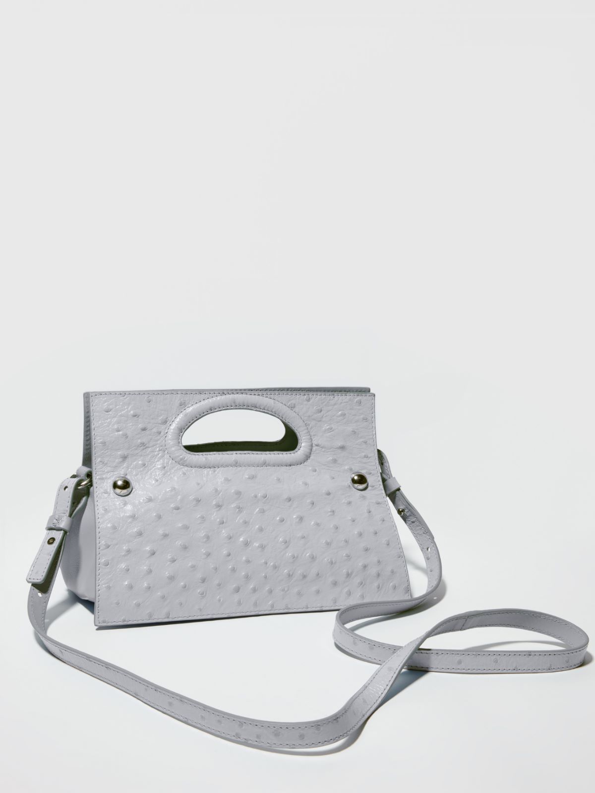 Bookbag textured-leather bag - AVIO - MAX&Co.