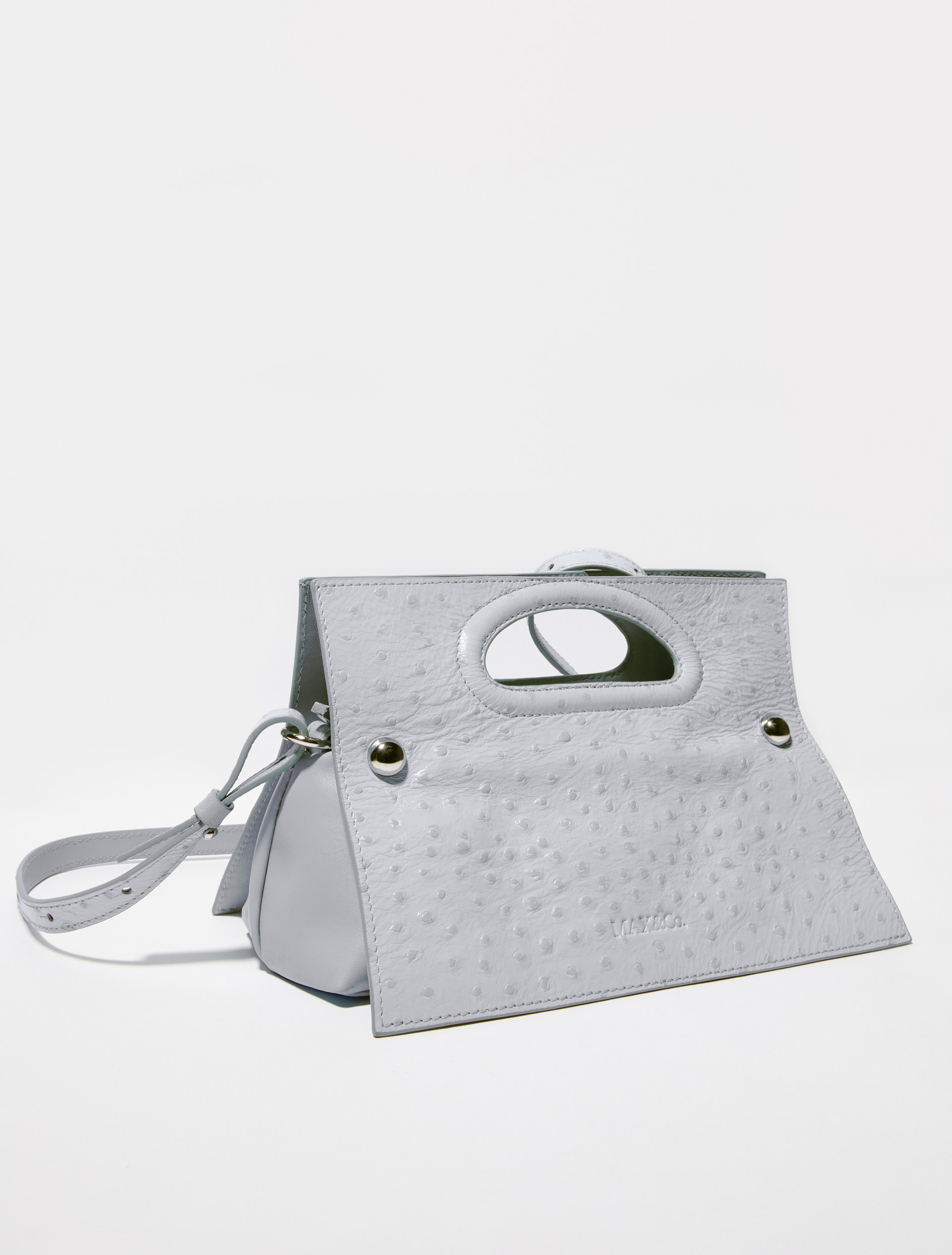 Bookbag textured-leather bag - MAX&Co.