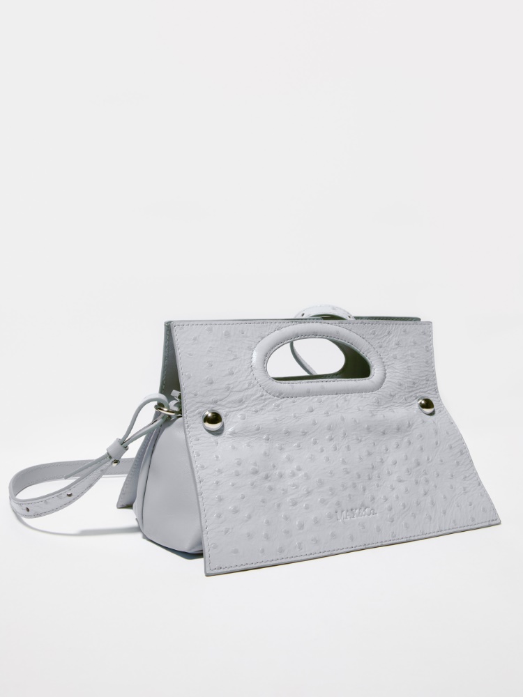 Bookbag textured-leather bag - MAX&Co.