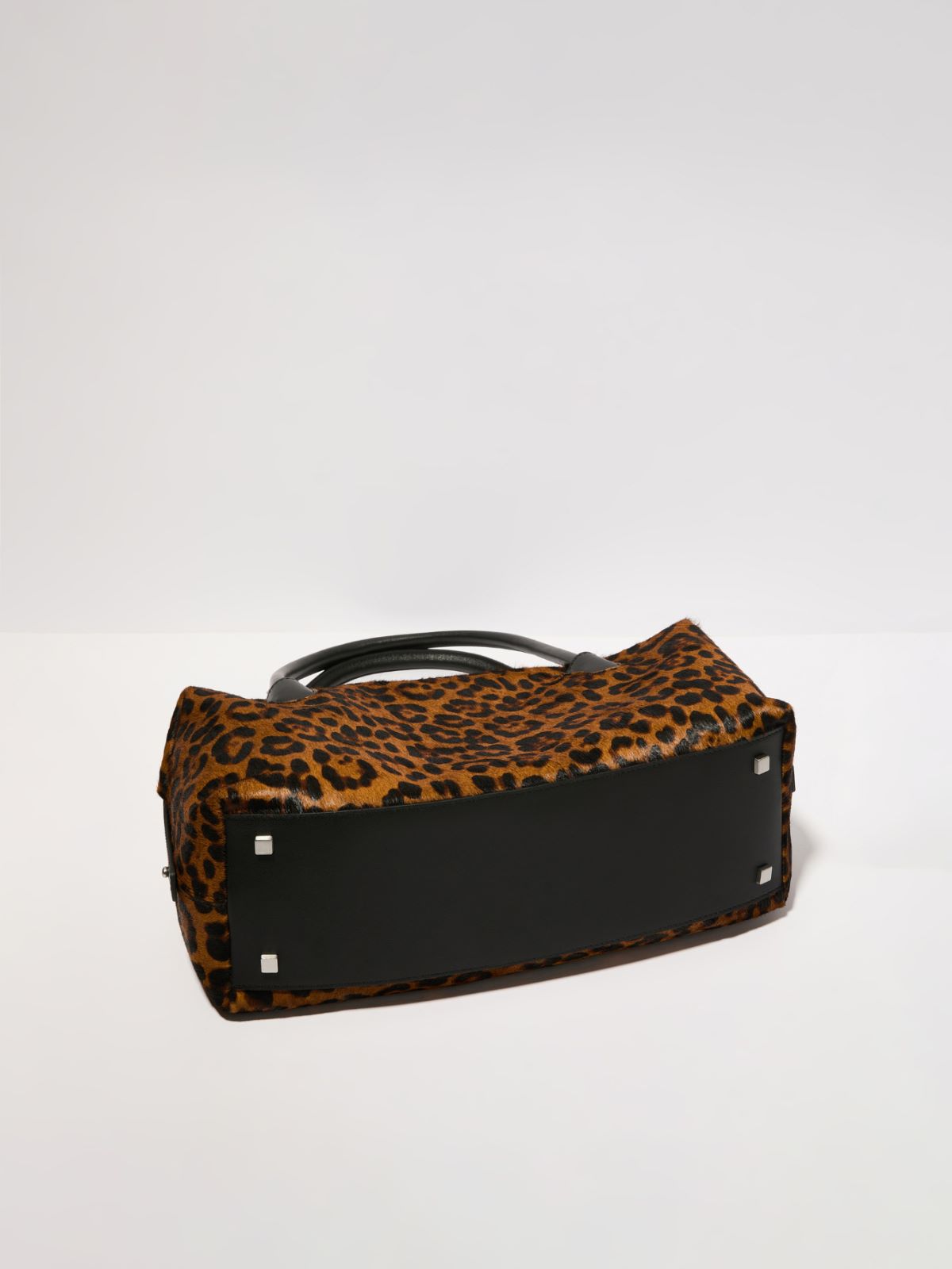 Tasche aus geflecktem Kalbshaar - KAMEL - MAX&Co. - 4