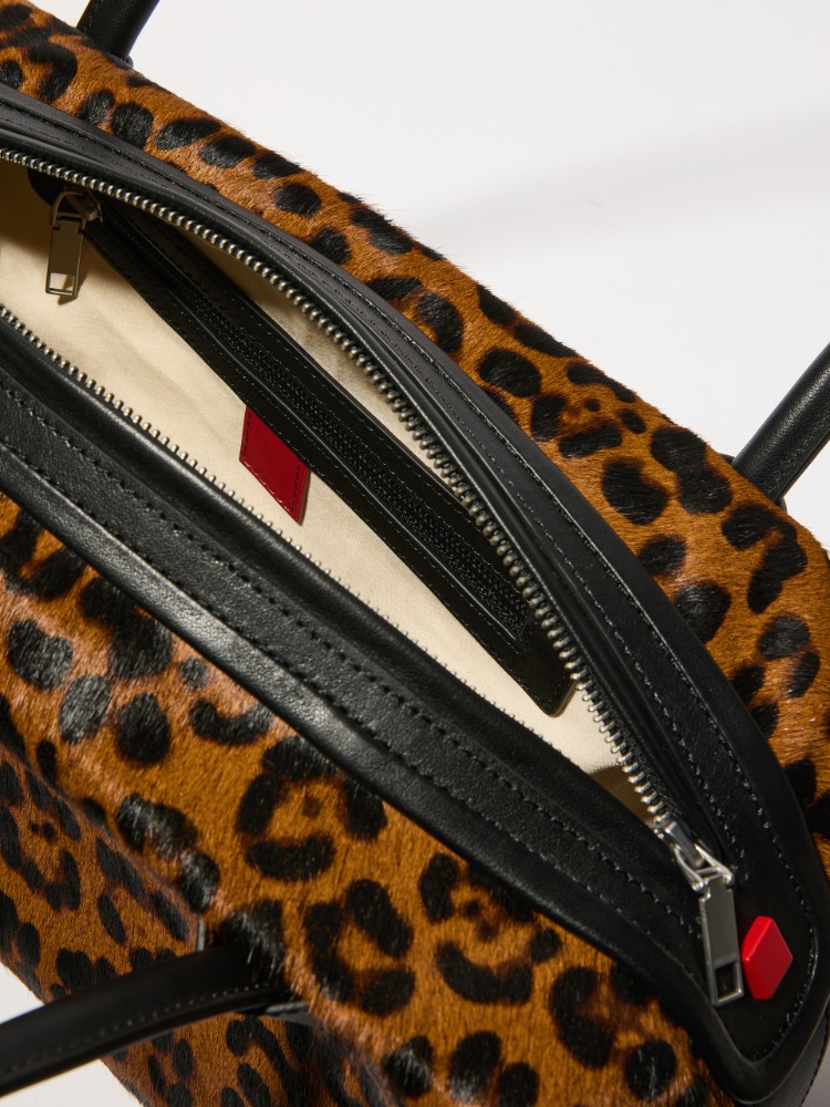 Tasche aus geflecktem Kalbshaar - KAMEL - MAX&Co. - 7