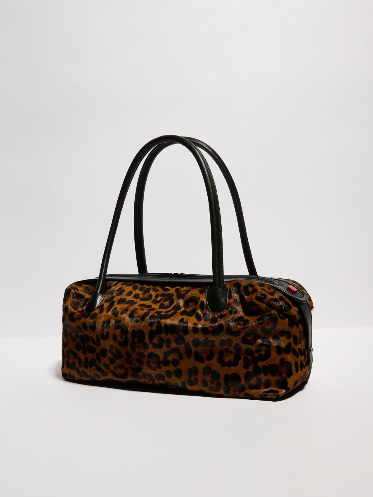 Tasche aus geflecktem Kalbshaar - KAMEL - MAX&Co.