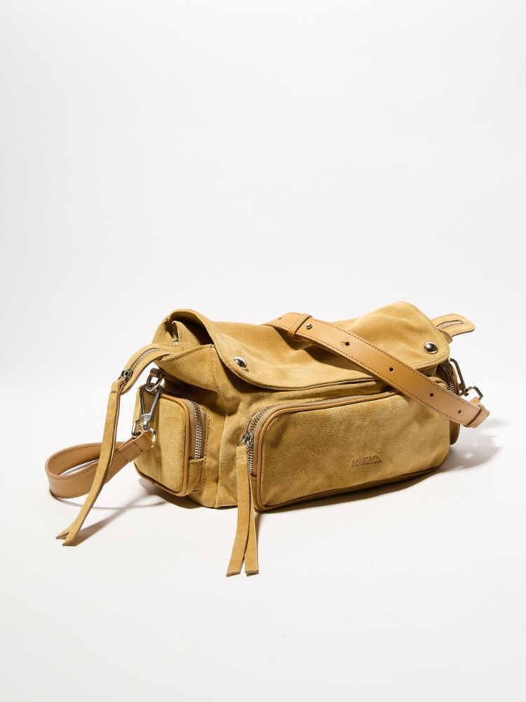Suede multipocket bag - MAX&Co.