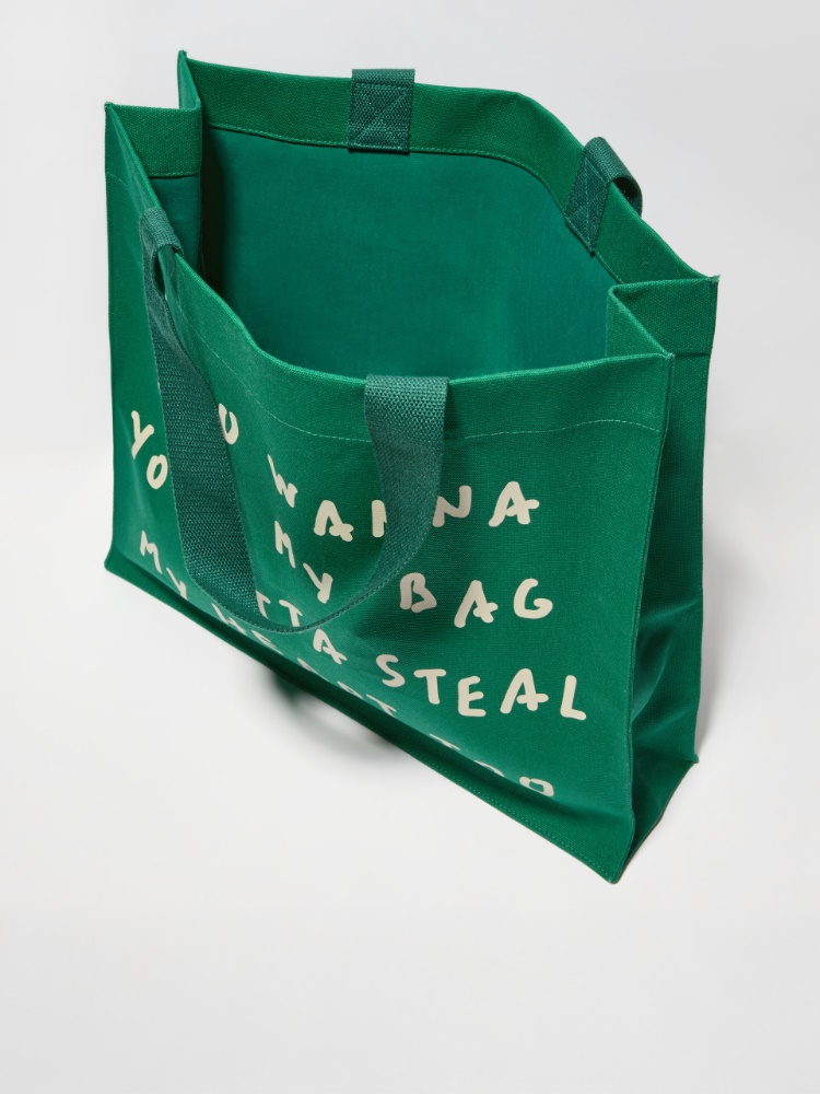 Printed canvas shopping tote - MAX&Co. - 4