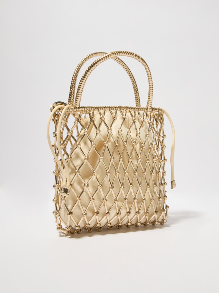 Laminated braided mini bag - MAX&Co.