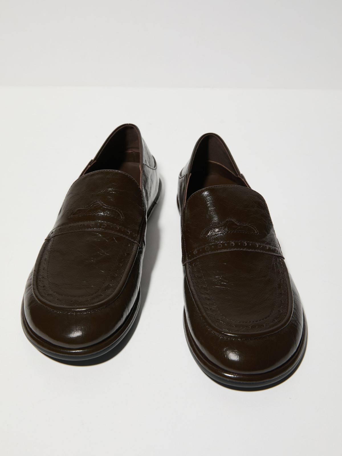 Leather loafers - BROWN - MAX&Co.
